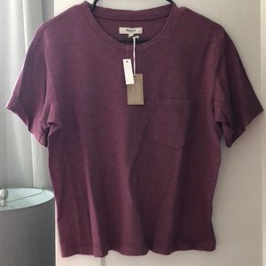Madewell crop top tee